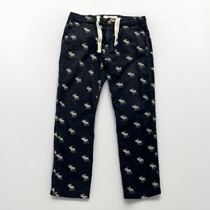 Y2K  Mens Abercrombie & Fitch Moose Print Cabin Lounge Pants Size Medium